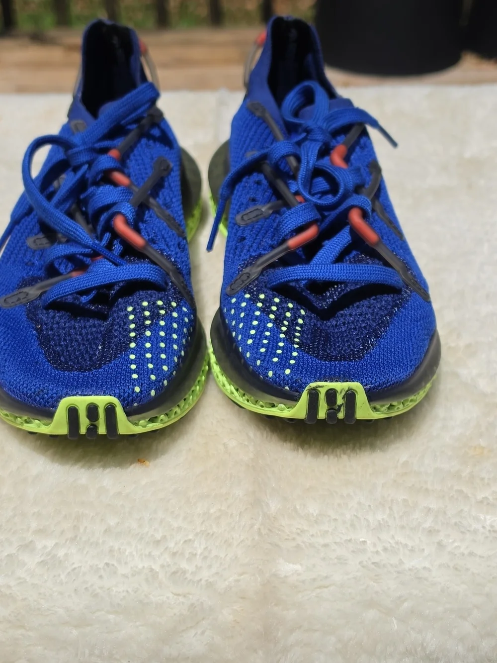 Adidas 4DFWD Running Shoes Blue Green Men's Size 7.5 Athletic Sneakers H04509